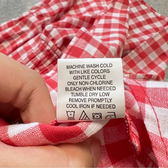NWT Love On a Hanger Red Checkered Tank Top - Picture 5 of 6